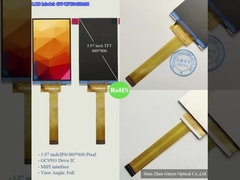 3.97 นิ้ว TFT LCD Panel IPS 480x800 ความละเอียด WVGA MIPI 24pin FPC 0.5mm Pitch