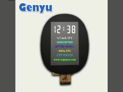 4.3 นิ้ว TFT LCD Capacitive Touch Screen 480x800 จุด 40pin อินเตอร์เฟซ RGB