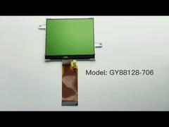 สีเขียวแสงเบื้องหลัง COG จอจอจอ LCD กระแส STN กระจกกระจก + กราฟิก 24pin FPC