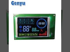 VA LCD Segment Display Module ชิปบนเครื่องเครื่อง สีไอคอน 5.0V ความละเอียดสูง
