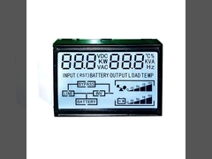5.0V LCD Segment Screen TN โมโนครอม LCD Display ขาว LED แบคไลท์ PCB Board