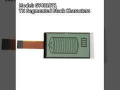 18PIN FPC Connect Custom LCD Display Screen TN ตัวอักษรสีดําที่แยกแยก