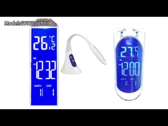 หน้าจอ LCD ที่กําหนดเอง HTN ภาค สีฟ้า Zebra ไฟหลังสีขาว สําหรับไฟโต๊ะ