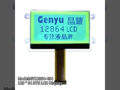 2หน้าจอ LCD ขนาด.9 นิ้ว 128 * 64 LCD Display STN แผ่นหลังสีเขียวสะท้อนแสง