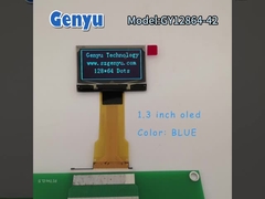 สีฟ้า 1.3 นิ้ว OLED Display 128x64 พิกเซล SH1106 30PIN ยาว FPC แบบ ZIF