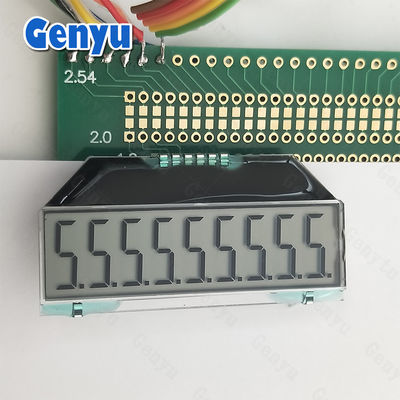 ราคาดี จอ LCD ที่กําหนดเอง TN สับส่วน COG PIN โดยไม่มีแสงเบื้องหลัง สําหรับเครื่องวัดน้ํา ออนไลน์