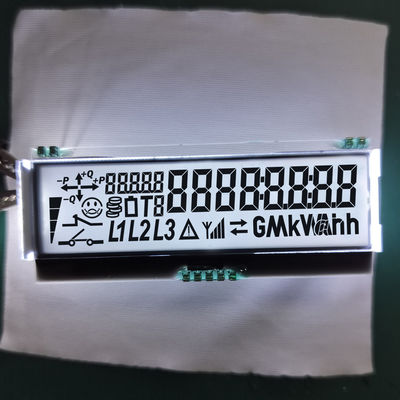 ราคาดี 3.3V Custom Segment LCD Display TN ไฟหลังสีขาวสะท้อนแสงสําหรับเครื่องวัดไฟฟ้า ออนไลน์