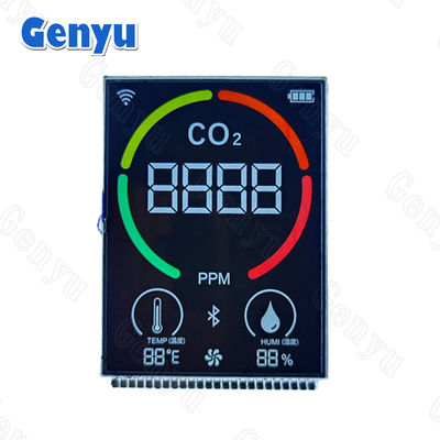 ราคาดี 2.5 นิ้ว VA LCD Display 4 หลัก 7 ภาคจอ 24PIN สําหรับเครื่องตรวจจับคาร์บอนไดออกไซด์ ออนไลน์