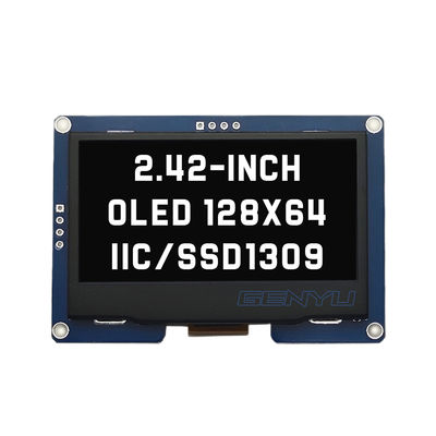 ราคาดี 2.42 Inch OLED Display Module LCM 4 PIN IIC I2C SSD1309 Driver 128x64 Dots in Genyu White/Blue/Yellow/Green ออนไลน์