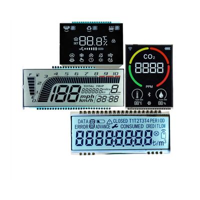 ราคาดี PIN Connector Customized Monochrome Lcd Screen Digital Speedometer Meter Lcd TN HTN FSTN Positive Segment Display ออนไลน์