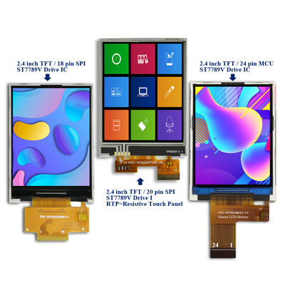 2.4 นิ้ว TFT LCD Display ด้วยความละเอียด 240x320 และ SPI Interface สําหรับเครื่องใช้ในบ้าน