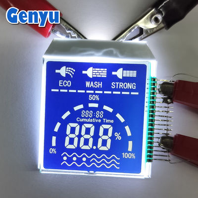 ราคาดี ขนาดที่กําหนดเอง ช่องจอ LCD HTN สีฟ้า PIN เชื่อมต่อกับไฟหลังสีขาว ออนไลน์