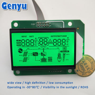 ราคาดี 5.0V ปรากฏการณ์ LCD ส่วนที่กําหนดเอง HTN สีเขียวบวก Backlight Inverter ปรากฏการณ์ LCD ออนไลน์