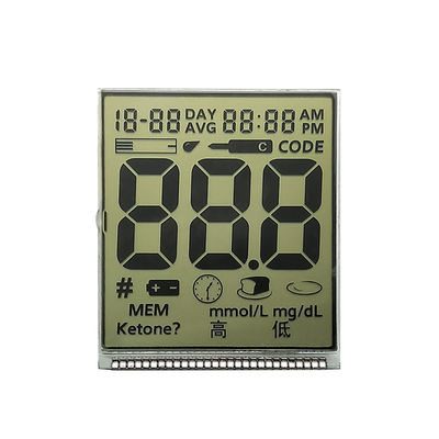 ราคาดี จัดจําหน่ายจอ LCD ช่องแสดงผล HTN โบสิต ไม่มีแสงเบื้องหลังสําหรับเครื่องวัดน้ําตาลในเลือด ออนไลน์