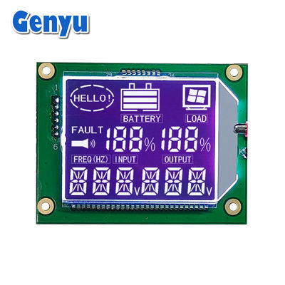 ช่องจอ LCD ขนาดแยก BTN สิทธิลบ ตัวเลขขาว HT1621 รถขับ PIN Connect
