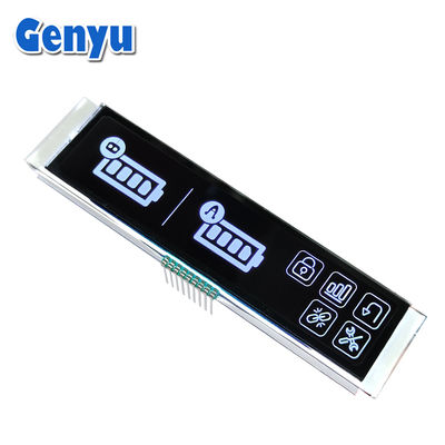 ราคาดี 4.5V 9PIN VA LCD Display กราฟิกขาว แผนสีดํา สายยาว ออนไลน์