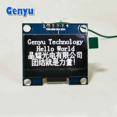 1.3 นิ้ว I2C โมดูลจอ OLED สีขาว 128x64 ความละเอียด SH1106