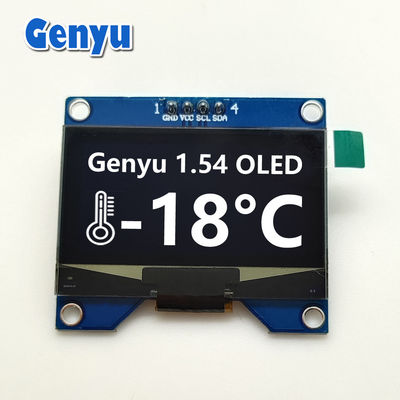 1.54 นิ้ว โมโนครอม OLED Display Module 128x64 ด็อต CH1116 IIC อินเตอร์เฟซ