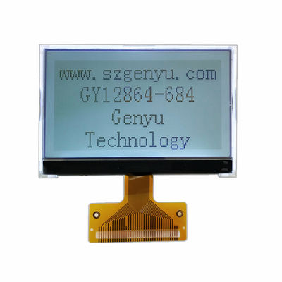 ราคาดี 2.72 นิ้ว 128x64 LCD COG Display กราฟฟิก FSTN จอ สีขาวบวก แบคไลท์ 36PIN FPC ออนไลน์