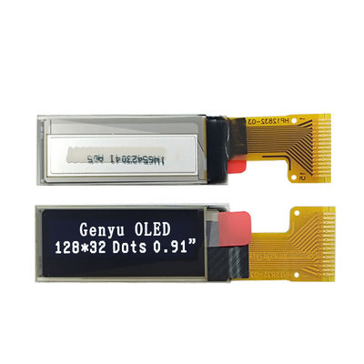 1.32 นิ้ว OLED Display ขาว 128x96 ความละเอียด 25pin Soldering FPC หลายอินเตอร์เฟซ